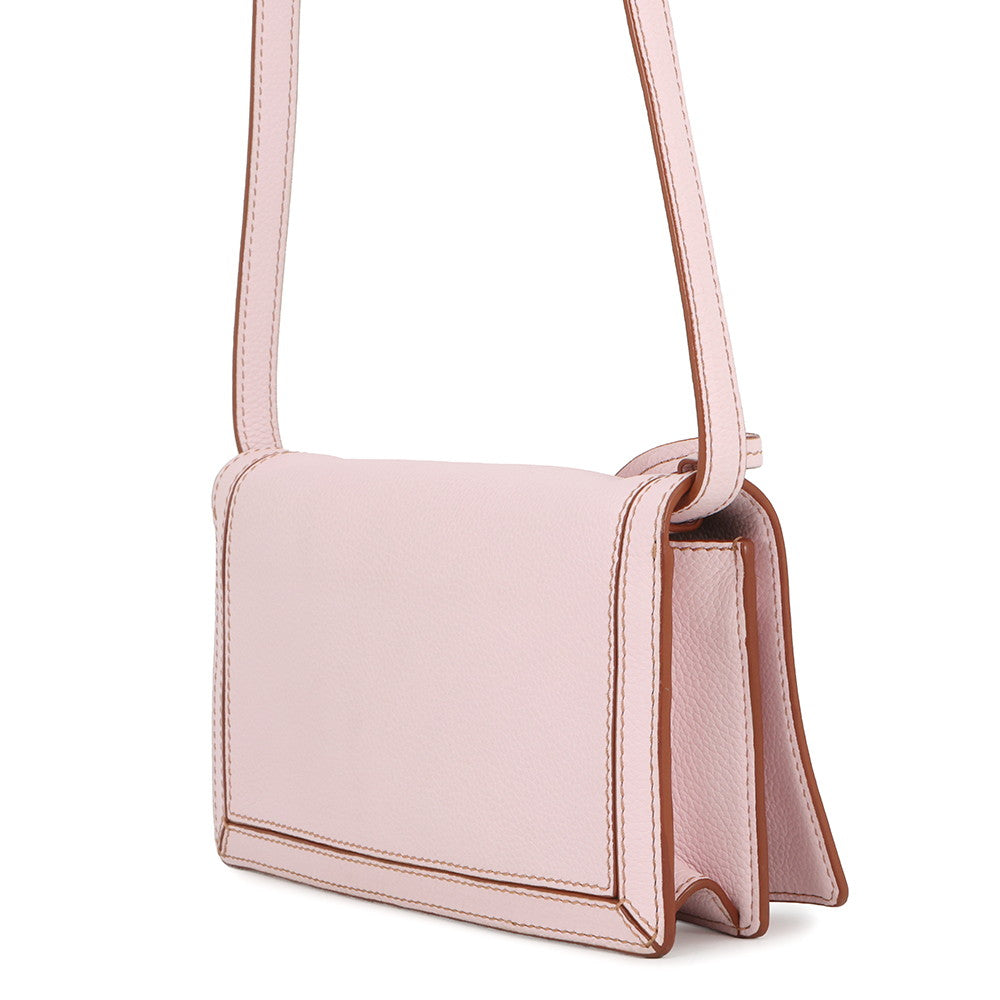 LOEWE Barcelona Shoulder Bag Pink303.12.Z46 Leather