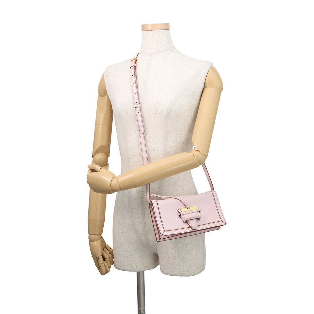 LOEWE Barcelona Shoulder Bag Pink303.12.Z46 Leather