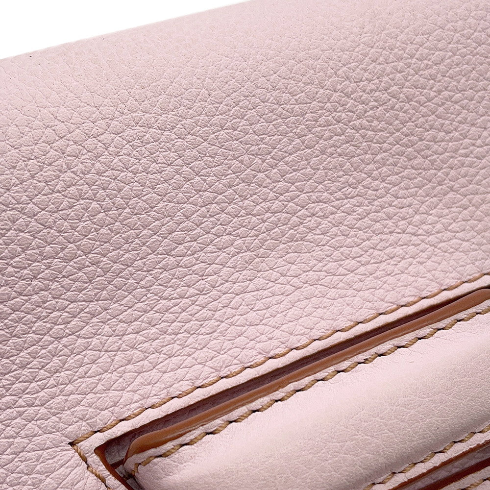 LOEWE Barcelona Shoulder Bag Pink303.12.Z46 Leather