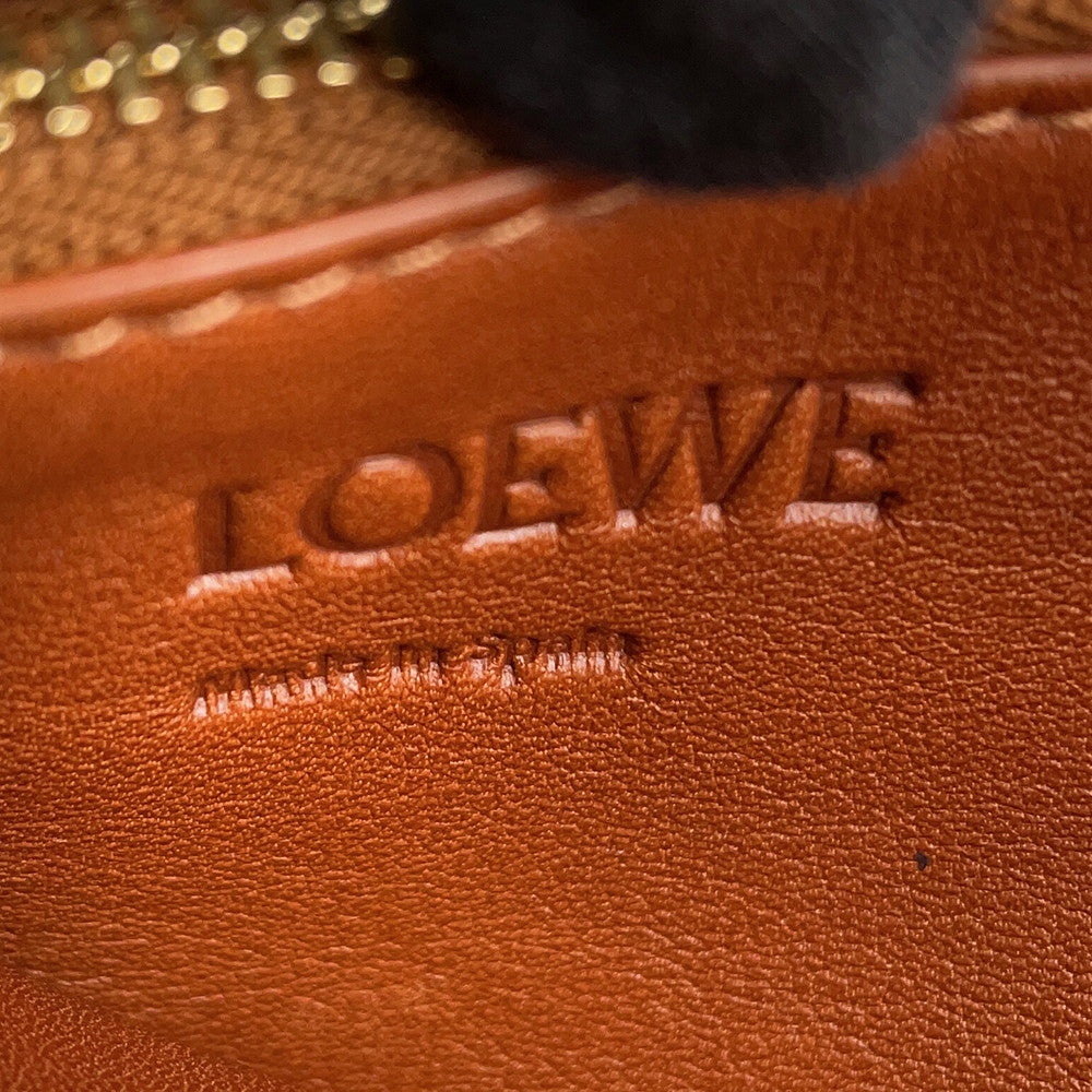 LOEWE Barcelona Shoulder Bag Pink303.12.Z46 Leather