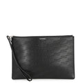 BALENCIAGA BB Logo Clutch Bag Black717791 Leather