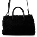 BALENCIAGA PadlockNude Black347235 Fur Leather