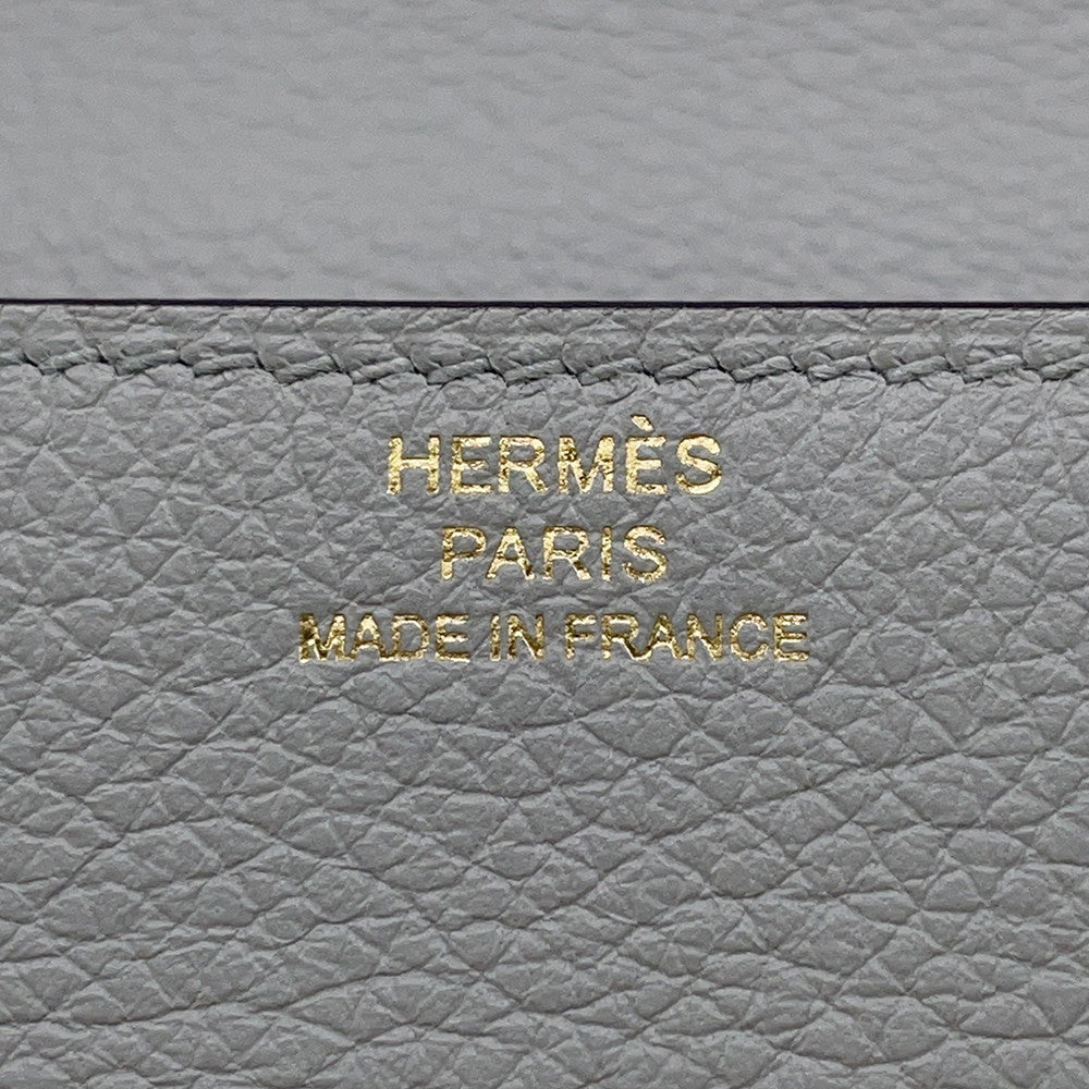 HERMES Roulis slim Gris Mouette Evercolor