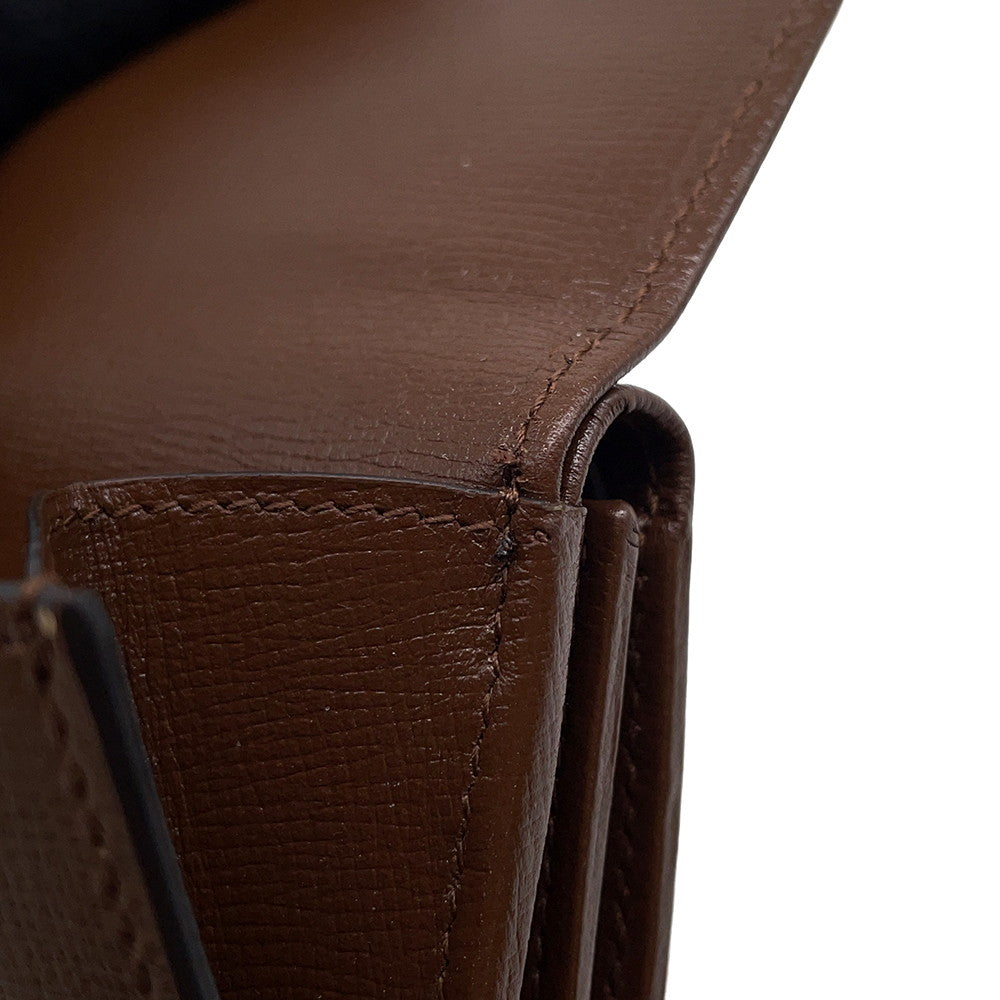 GUCCI The Hacker Compact Wallet Brown/Beige681708 Canvas/Leather