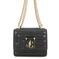 JIMMY CHOO Varenne Avenue Quad Black Leather