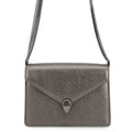 BVLGARI Serpenti Chain Shoulder Bag Silver290543 Molten Karung