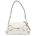 GUCCI Horsebit SmallBag White764339 Leather Size Small