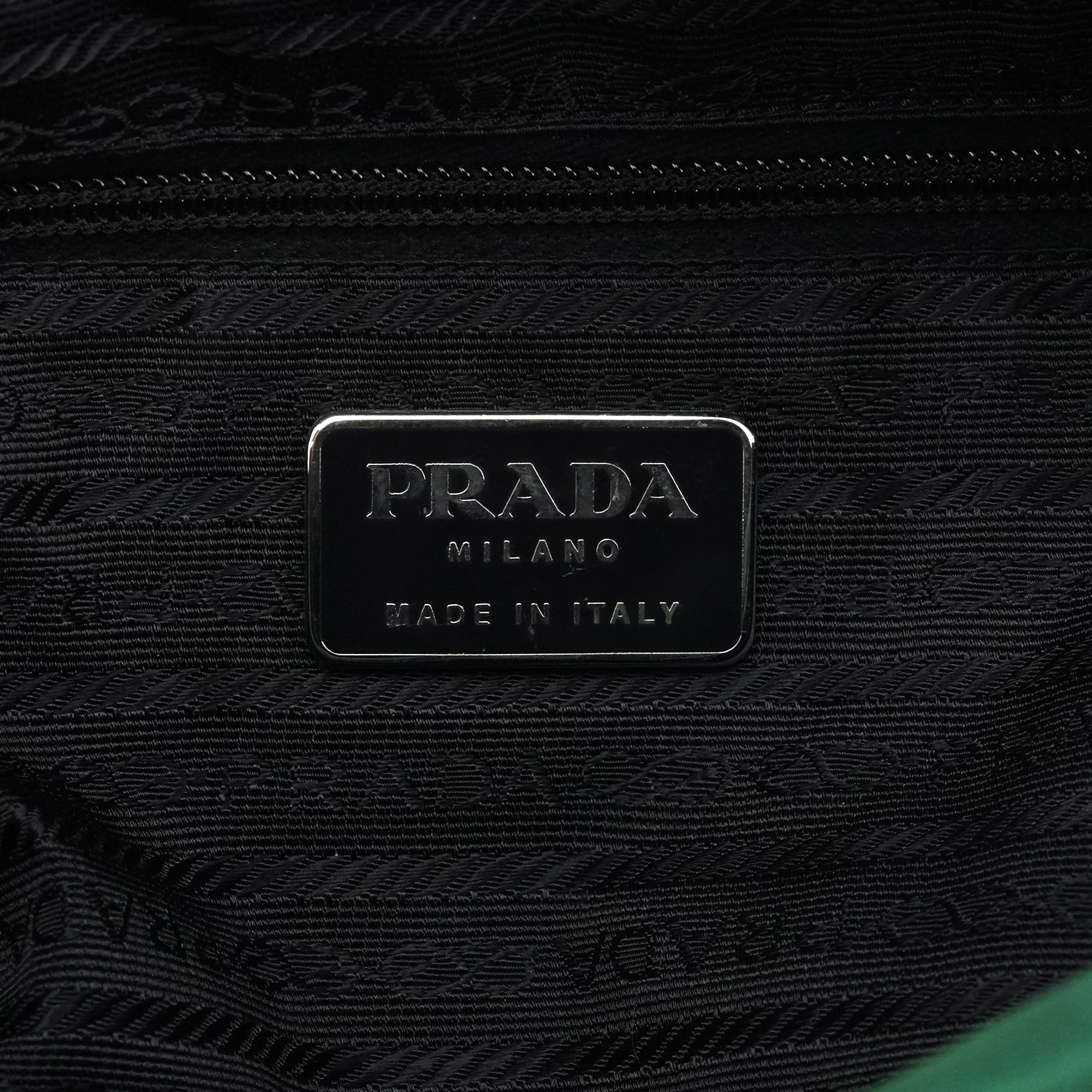 Green Tessuto City Nylon Tote Bag