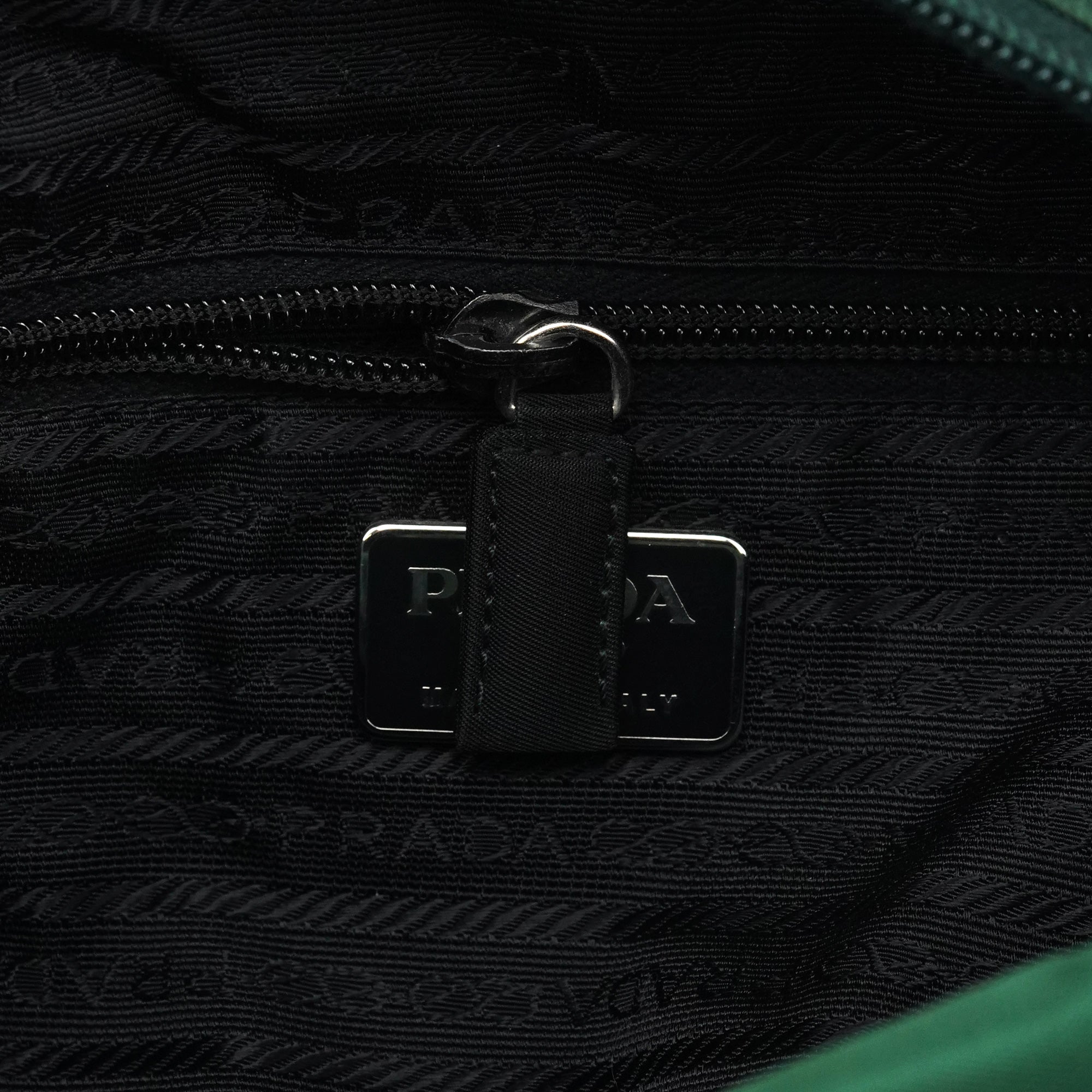 Green Tessuto City Nylon Tote Bag