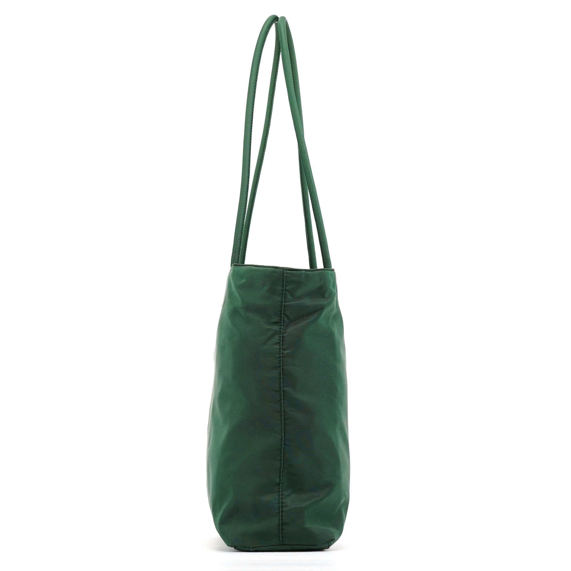 Green Tessuto City Nylon Tote Bag