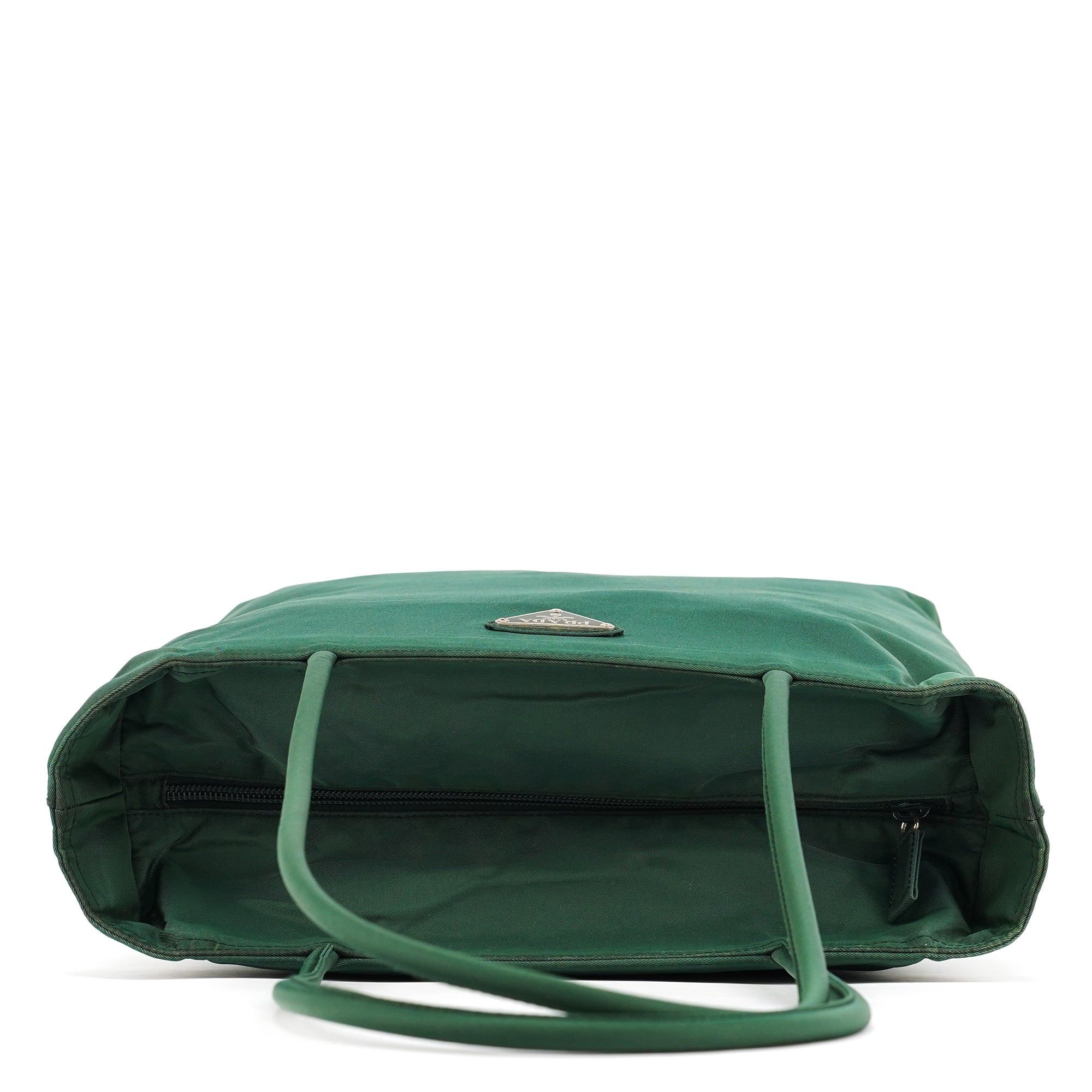 Green Tessuto City Nylon Tote Bag