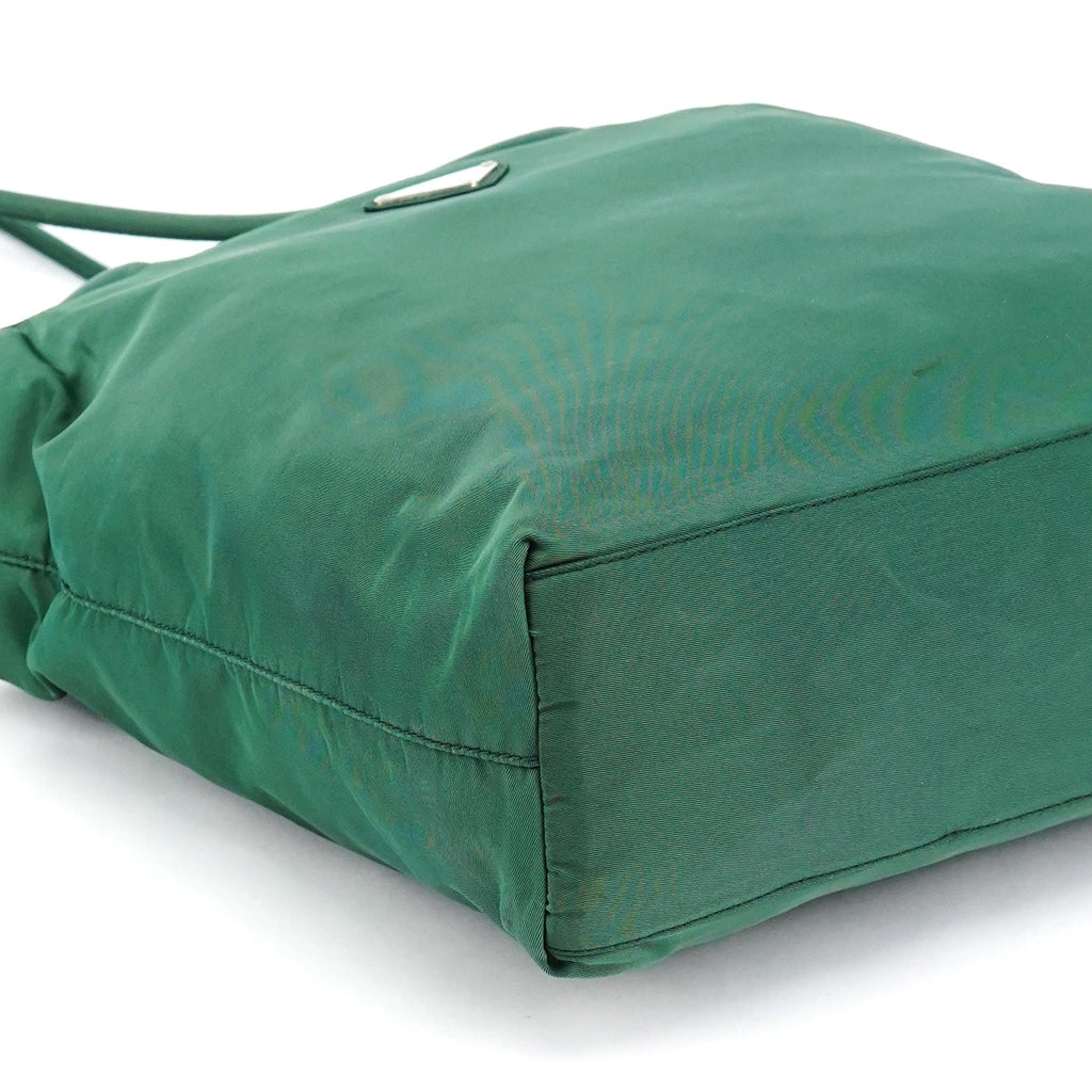 Green Tessuto City Nylon Tote Bag