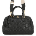 GUCCI GGMatelasse Handbag Black702242 Leather