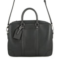 LOUIS VUITTON Porte Documan Voyagej BlackM30975 Taiga Leather