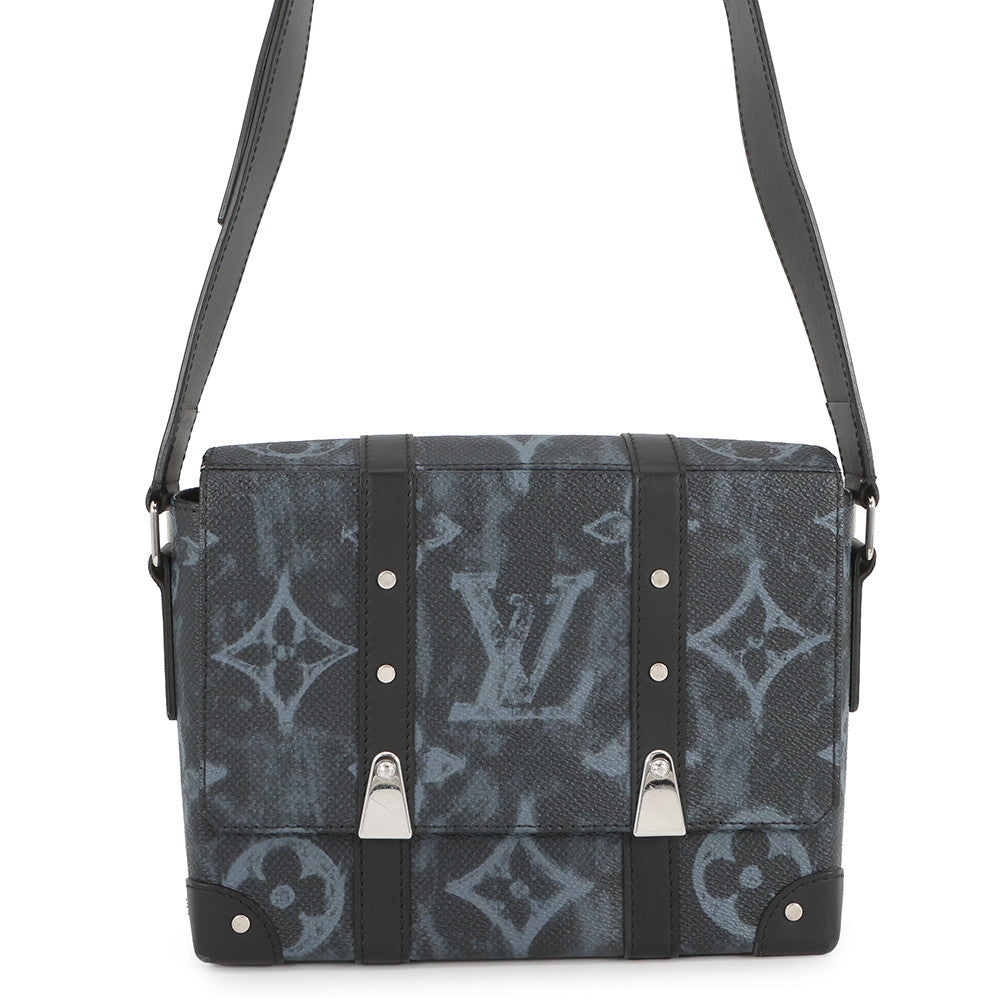 LOUIS VUITTON Trunk Messenger Virgil Abloh NoirM57271 Monogram / pastel Size PM