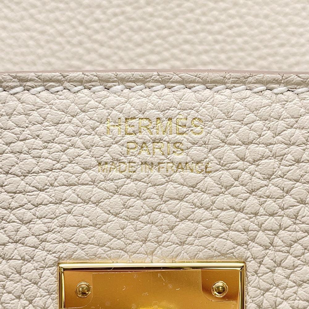 HERMES Birkin Craie Togo Leather Size 30