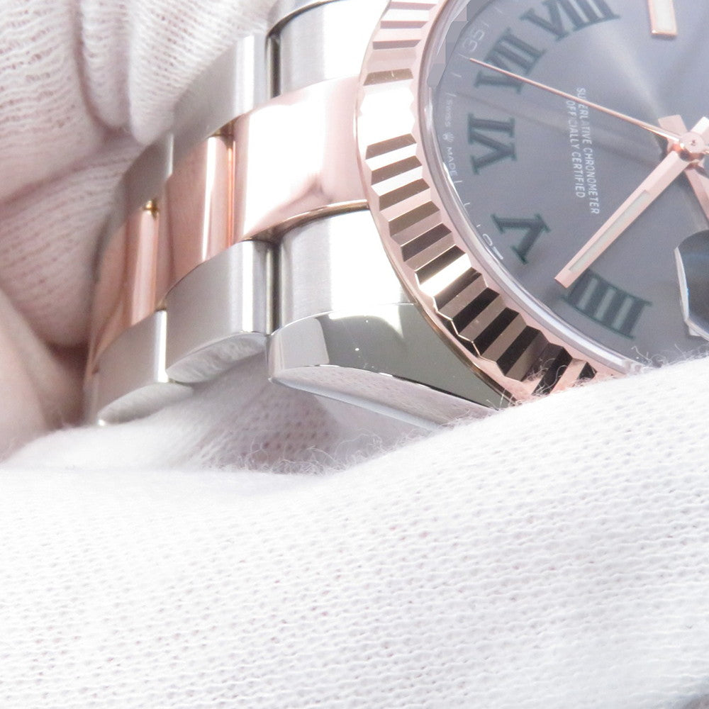 ROLEX Datejust W41mm Stainless Steel K18PG Slate Dial126331