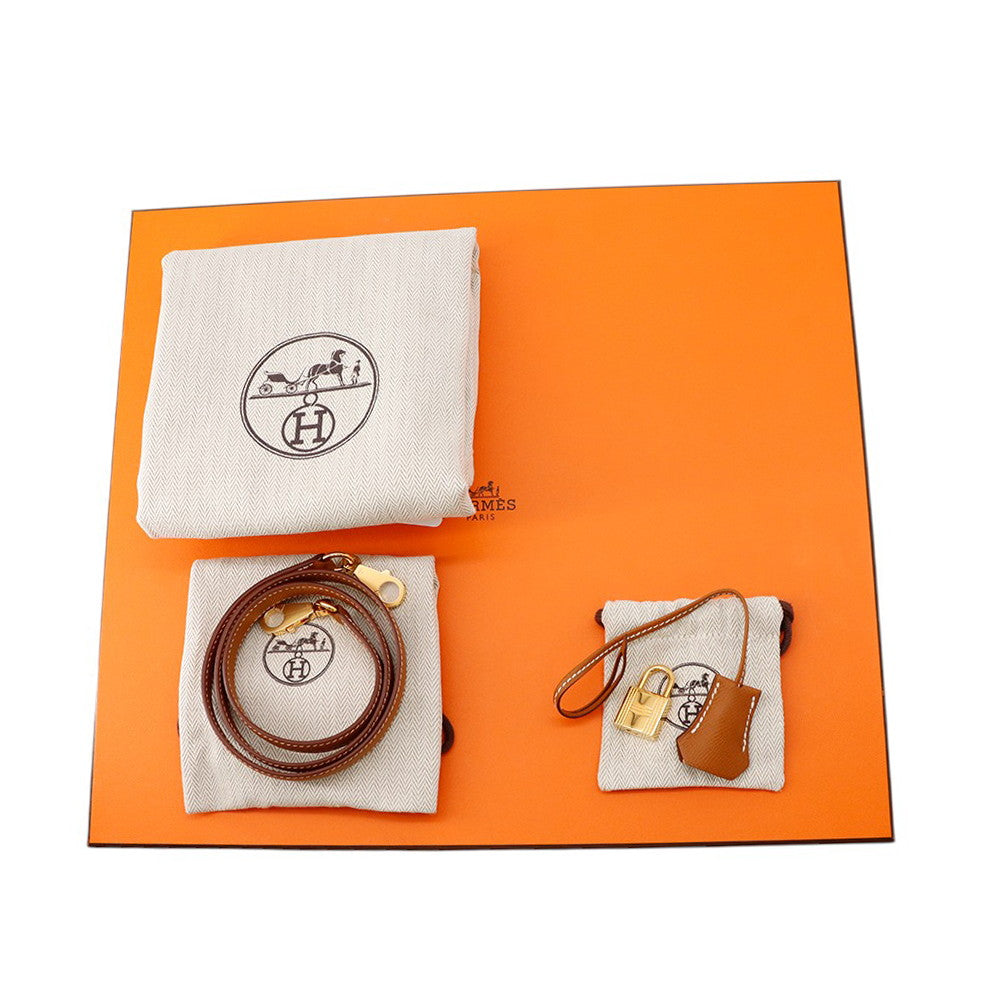 HERMES Bolide 1923 Gold Epsom Size 30