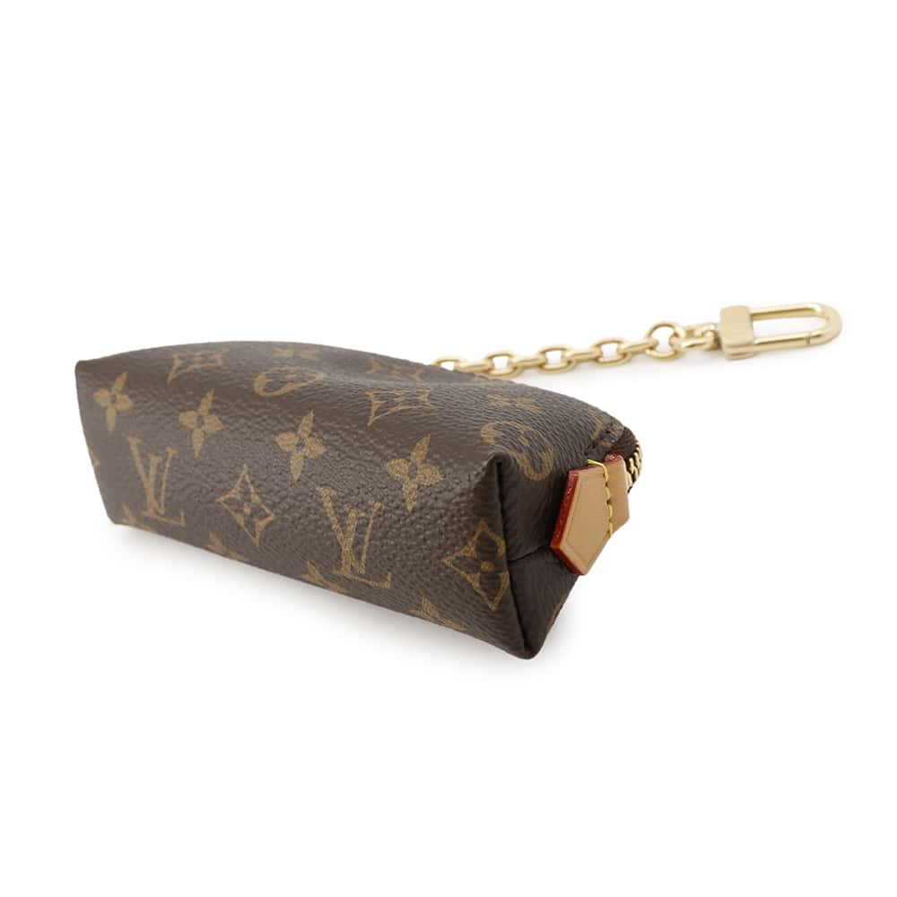 LOUIS VUITTON Cosmetic Lipstick Pouch BrownM25694 Monogram