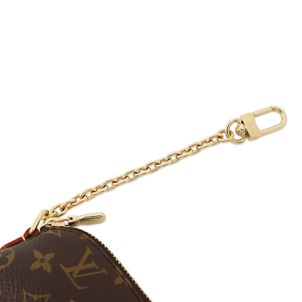 LOUIS VUITTON Cosmetic Lipstick Pouch BrownM25694 Monogram