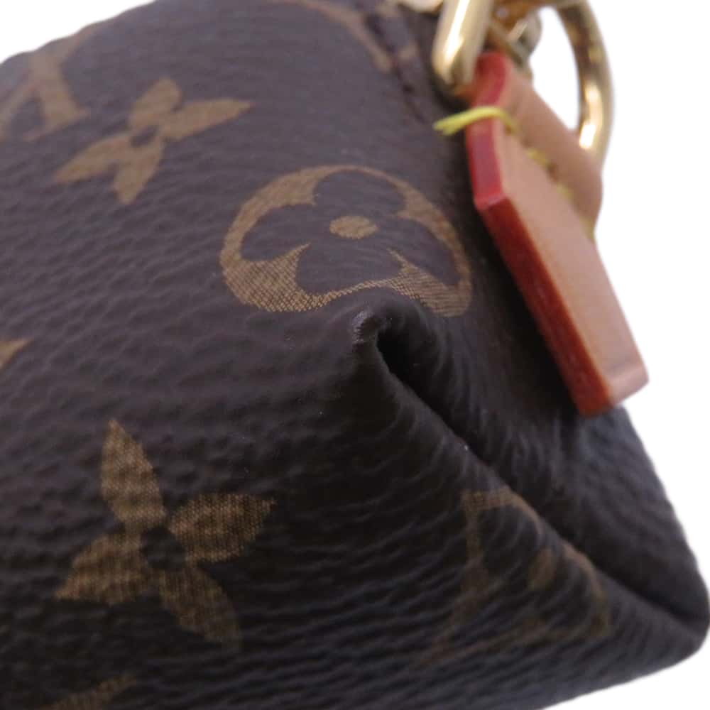 LOUIS VUITTON Cosmetic Lipstick Pouch BrownM25694 Monogram