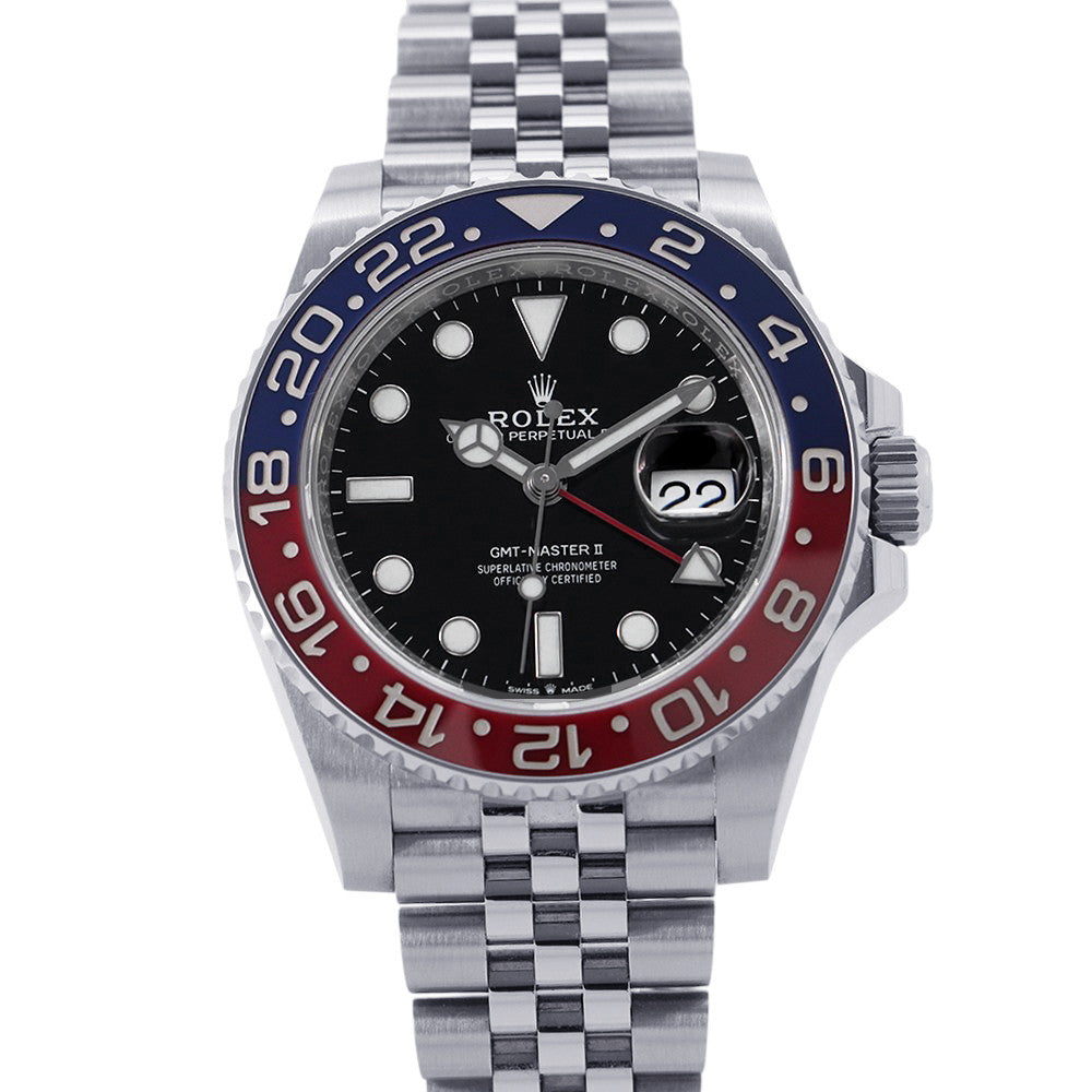 ROLEX GMT Master II W40mm Stainless Steel Black Dial126710BLRO