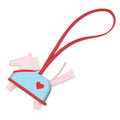 HERMES Rodeo Loveo Cool Rose Darling/Rouge Ladue/Celeste Lambskin Size PM