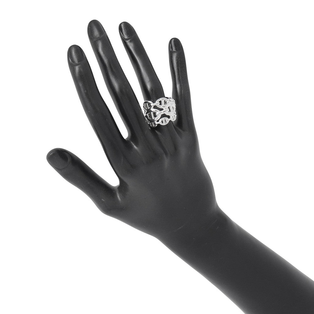 HERMES Chaine d'Ancre Anchene Ring Size GM/51/#11 SV925