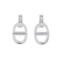 HERMES Chaine d'Ancre Earrings SV925
