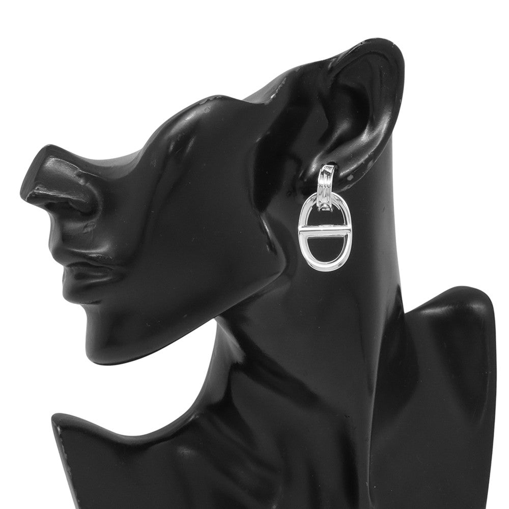HERMES Chaine d'Ancre Earrings SV925
