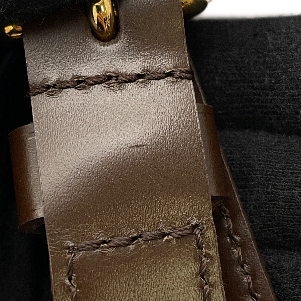 LOUIS VUITTON Bloomsbury RedN42250 Damier Ebene Canvas Size GM