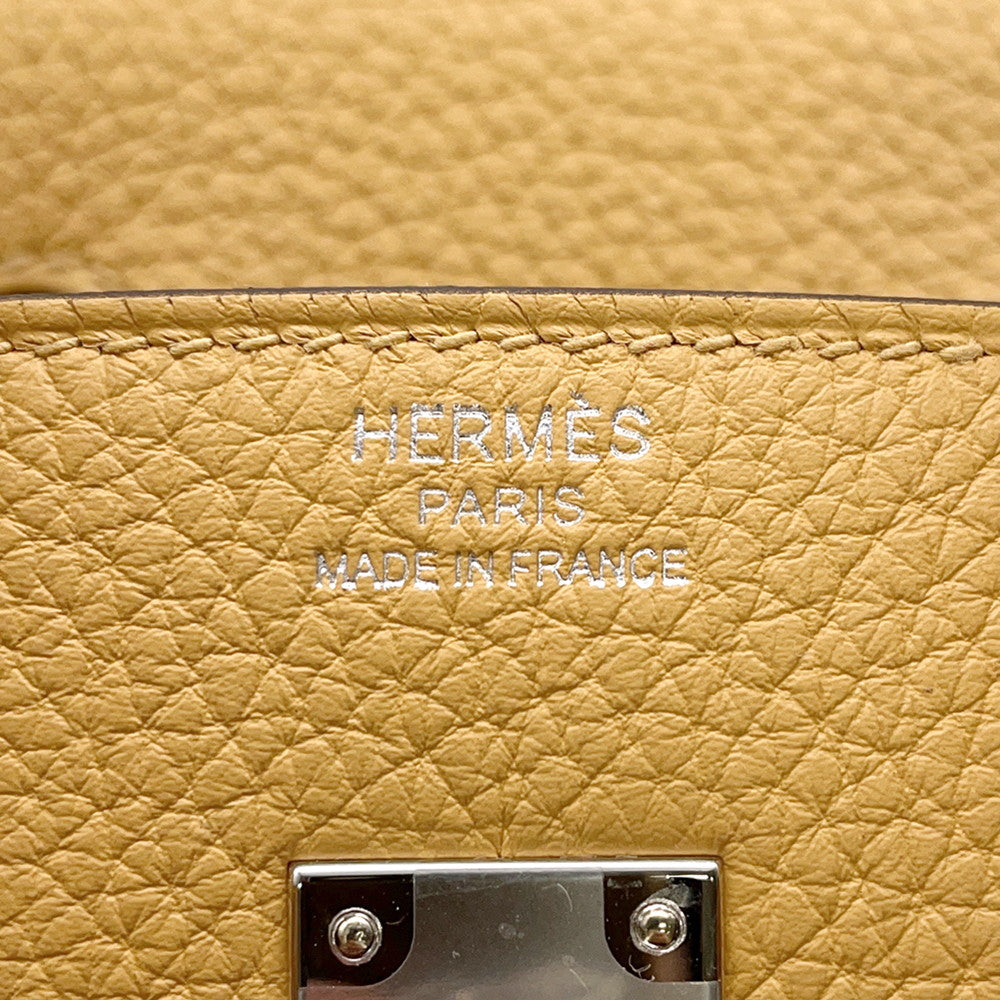 HERMES Birkin Paille Togo Leather Size 25