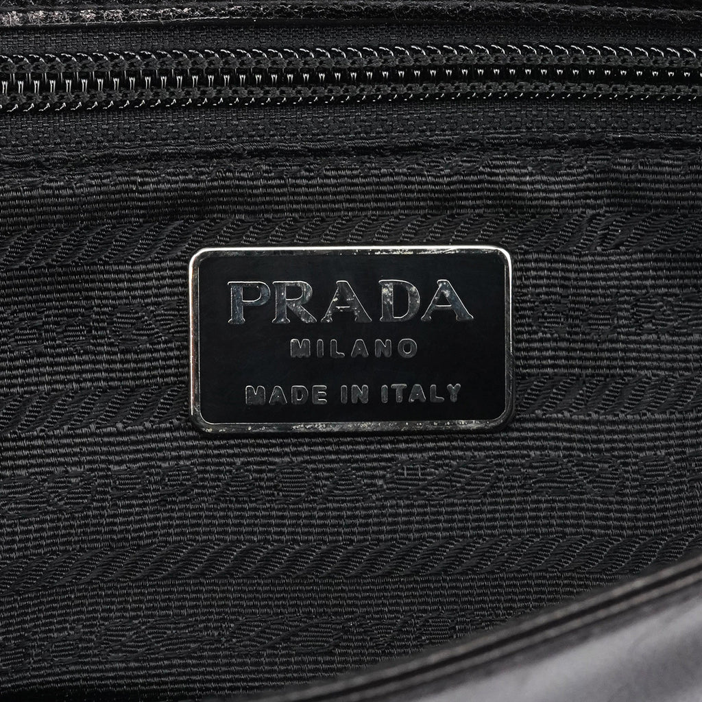 1996 Black Vitello Swing Shoulder Bag