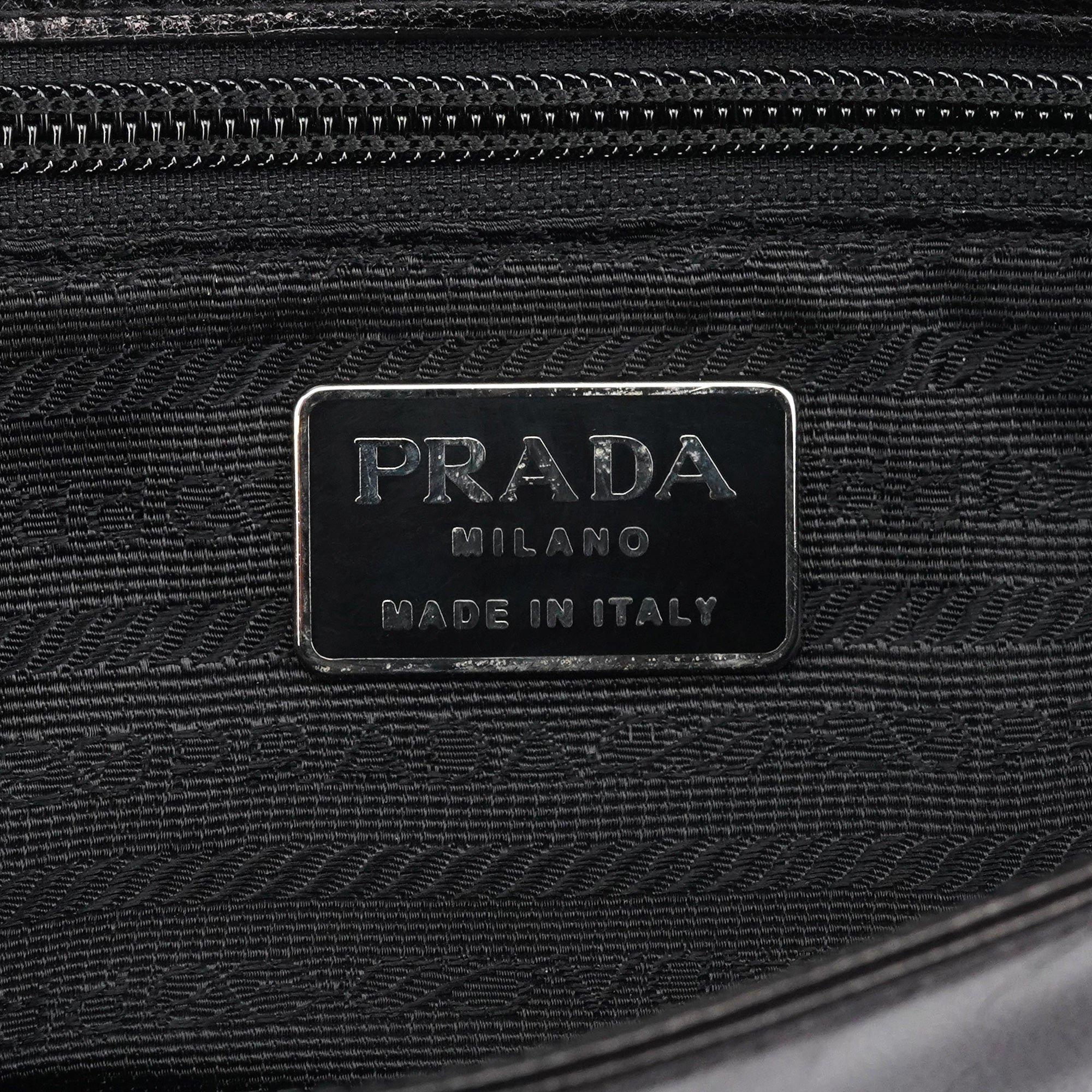 1996 Black Vitello Swing Shoulder Bag