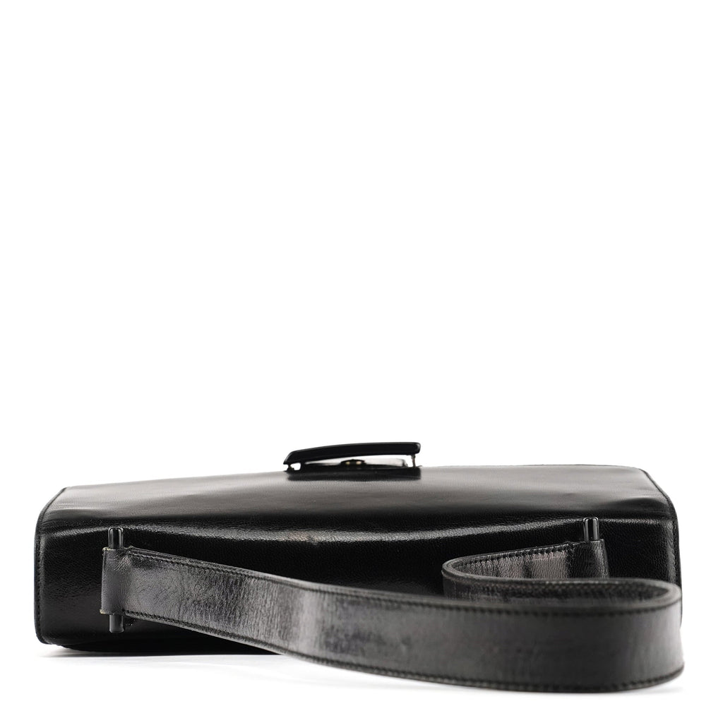1996 Black Vitello Swing Shoulder Bag