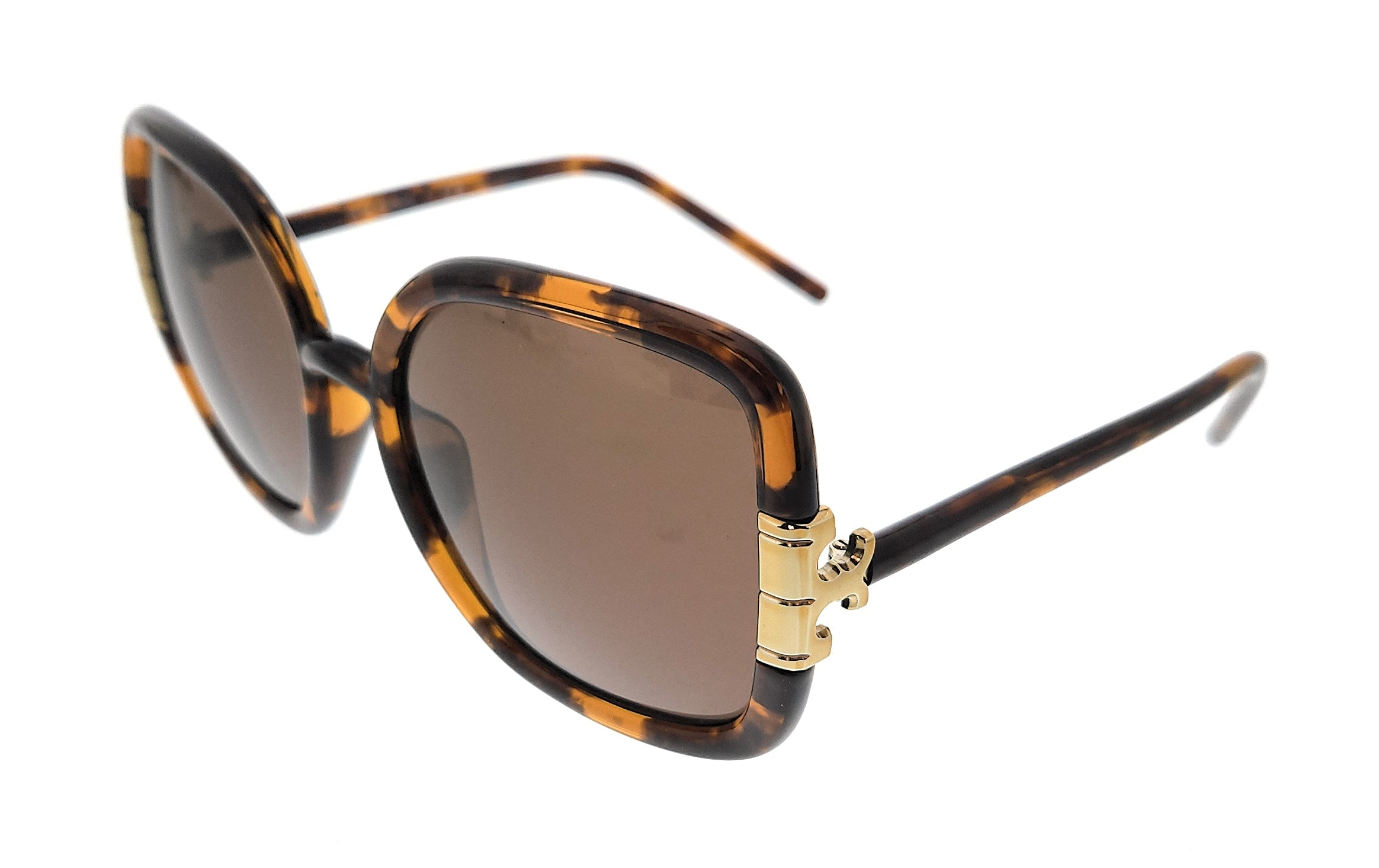Tory Burch TY9063U 151973  Havana Square Sunglasses
