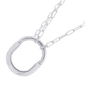 TIFFANY&Co. Padlock Pendant Size Medium72342275 18K White Gold