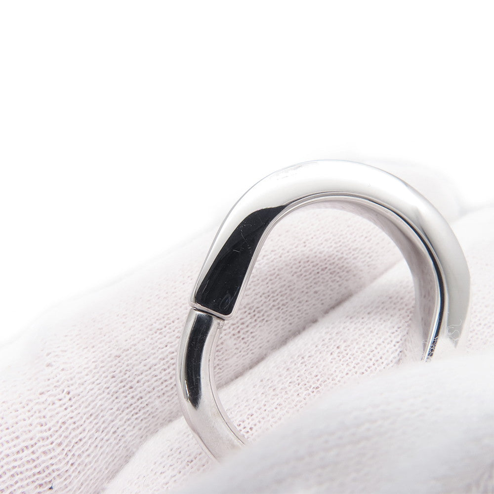 TIFFANY&Co. Padlock Pendant Size Medium72342275 18K White Gold