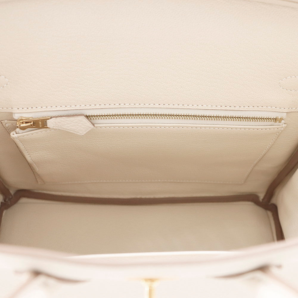 HERMES Birkin Craie Togo Leather Size 25