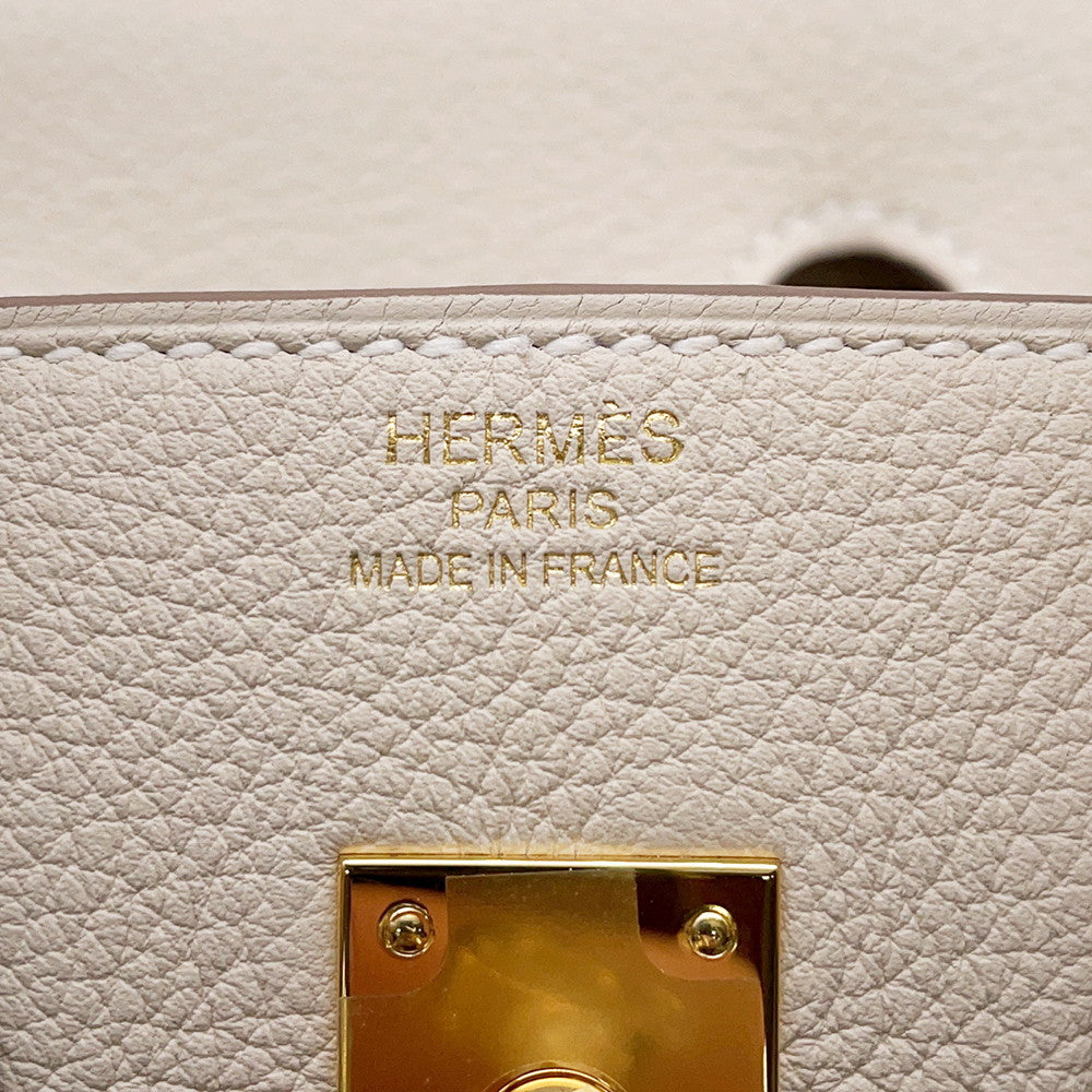 HERMES Birkin Craie Togo Leather Size 25