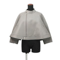 LOEWE Trapeze Leather Jacket Size 36 GrayS540Y34L35 Leather