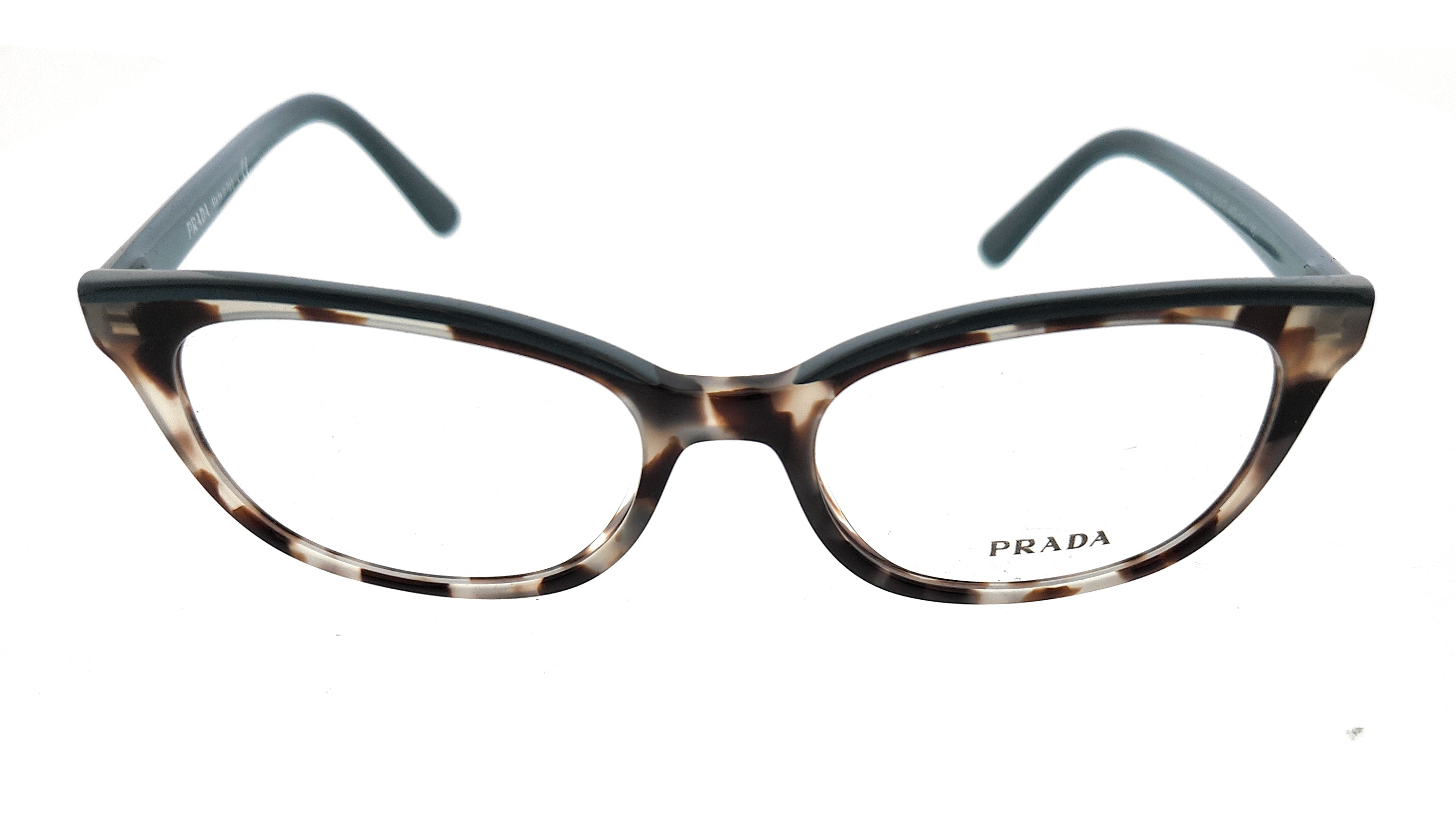 Prada Spotted Brown Opal Green Oval 0PR 13VV 4751O1 Eyeglasses