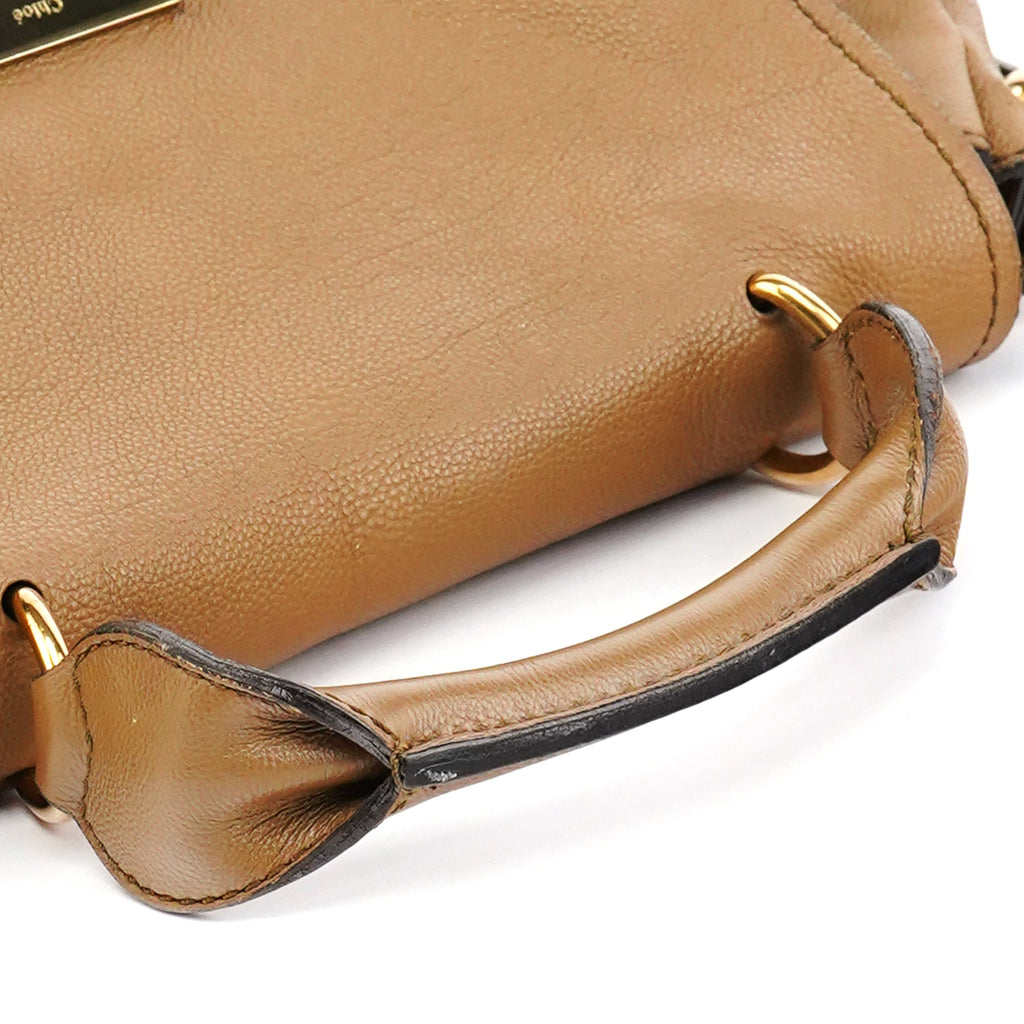 Light Brown Leather Elsie 2-Way Bag
