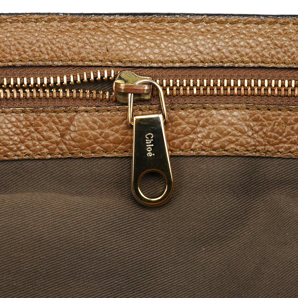 Light Brown Leather Elsie 2-Way Bag