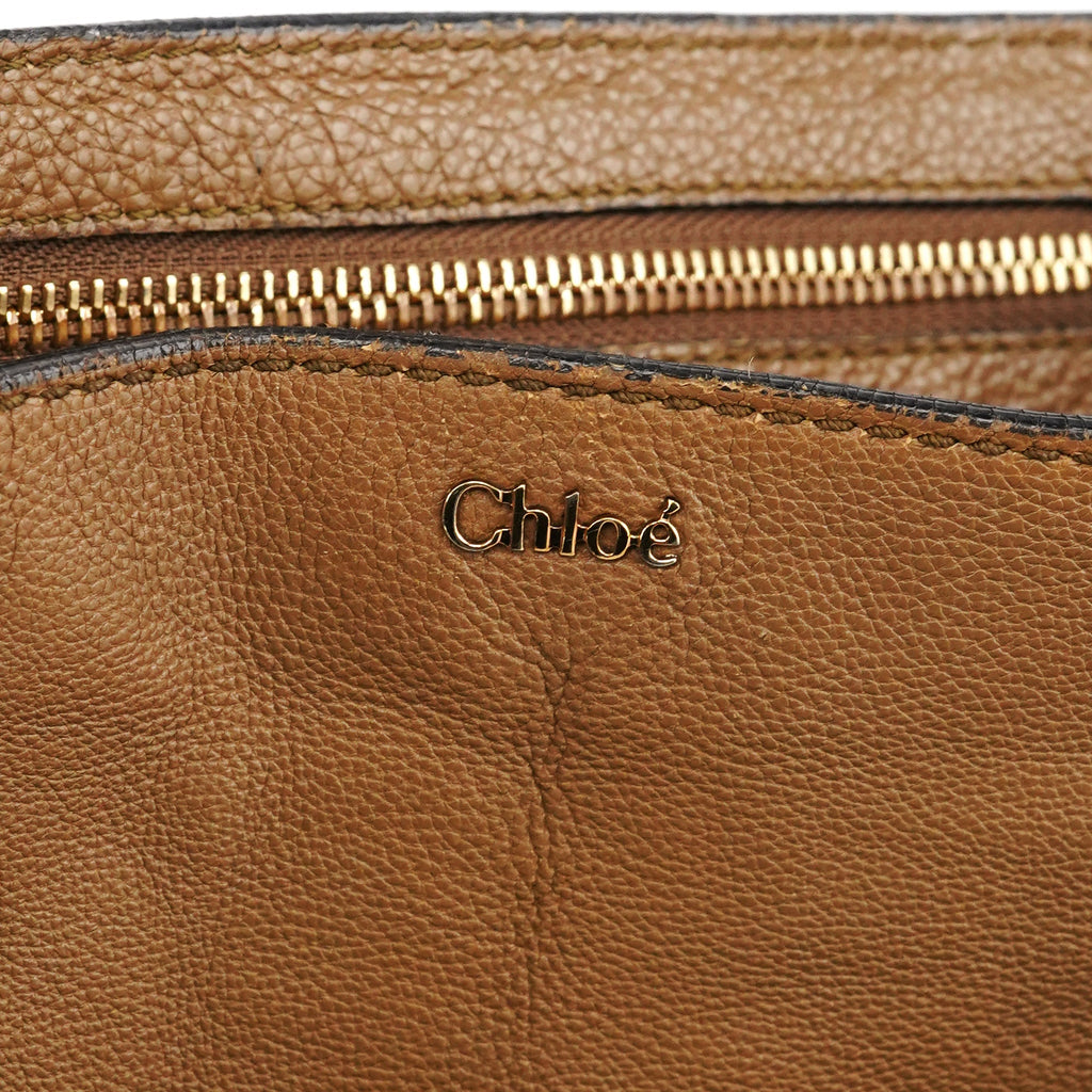 Light Brown Leather Elsie 2-Way Bag
