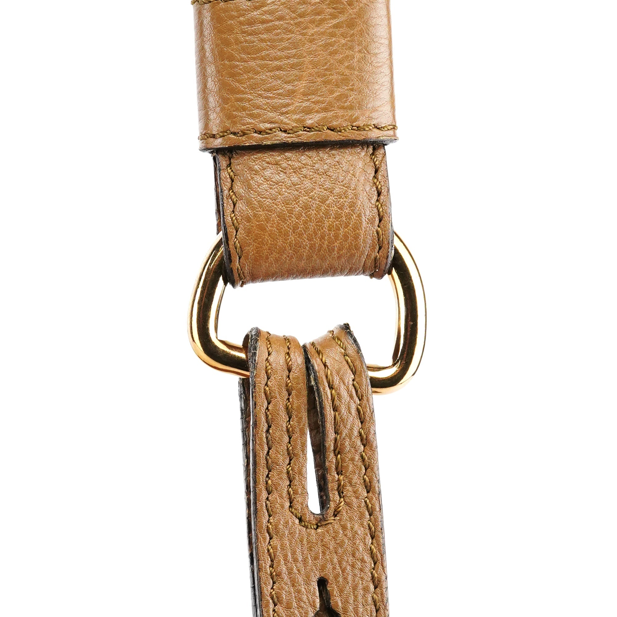 Light Brown Leather Elsie 2-Way Bag