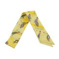 HERMES Twilly Ex-Libris Les Parisiennes JauneSoufre/Grease Silk100%