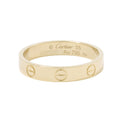 CARTIER Mini Love Ring Size 55/#15B4085055/B4085000 18K Yellow Gold