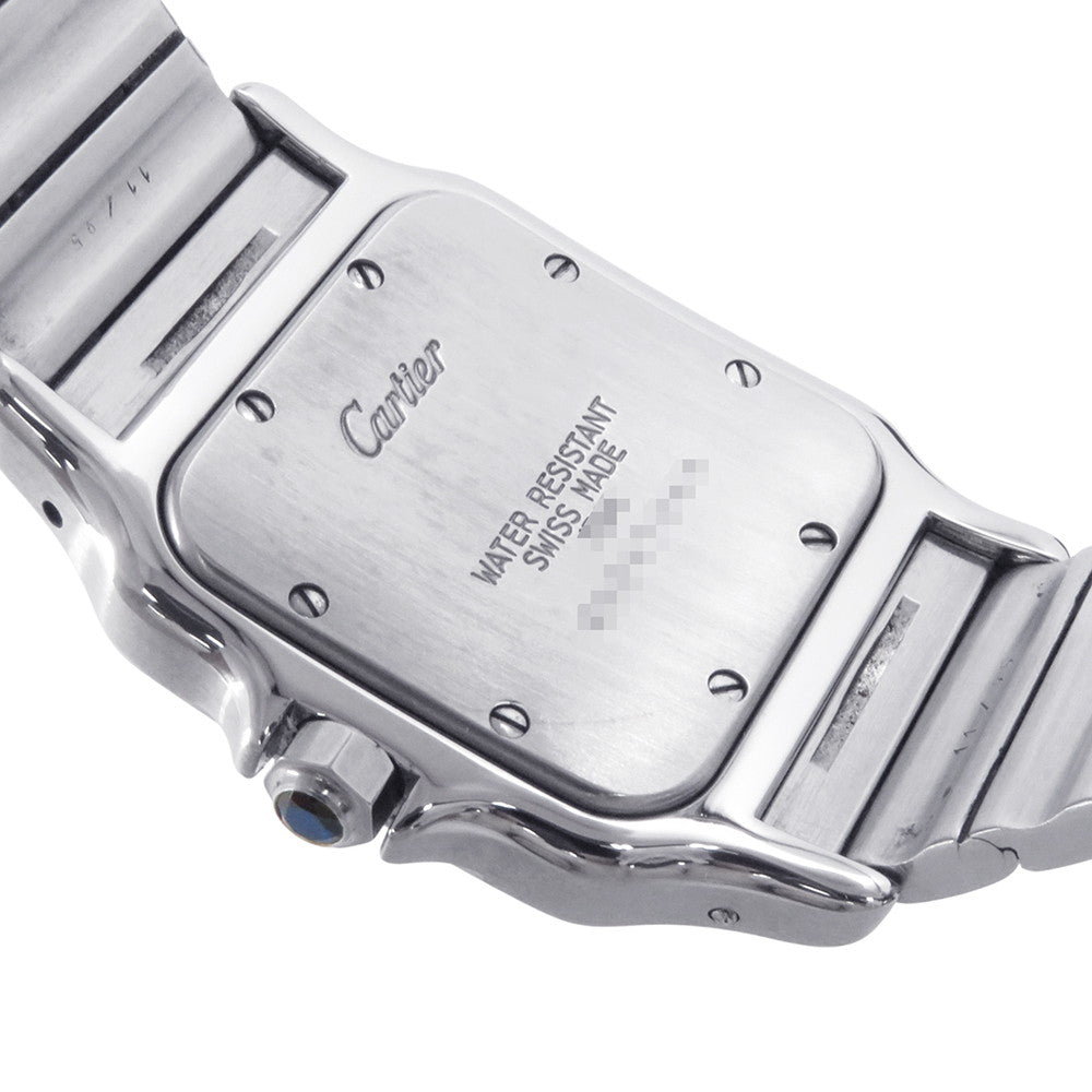 CARTIER Santos Galve LM H41mm×W29mm Stainless Steel 18KYG Ivory DialW20011C4