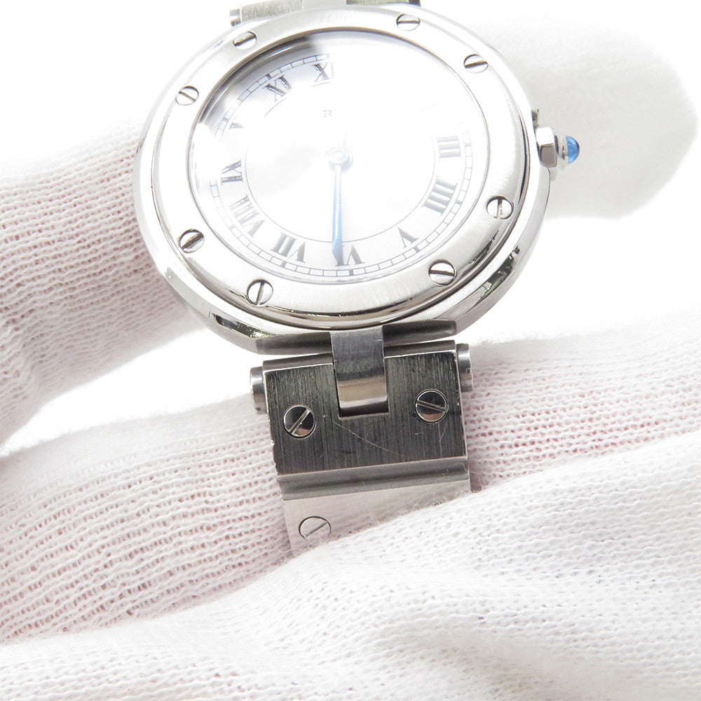 CARTIER Santos Vendôme SM W26mm Stainless Steel White Dial8192